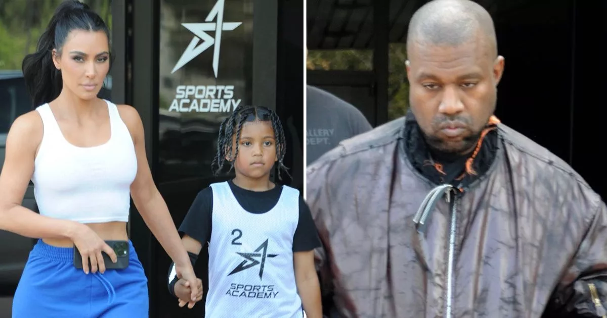 Kim Kardashian And Kanye West’s Icy Interaction At Son’s Basketball Game