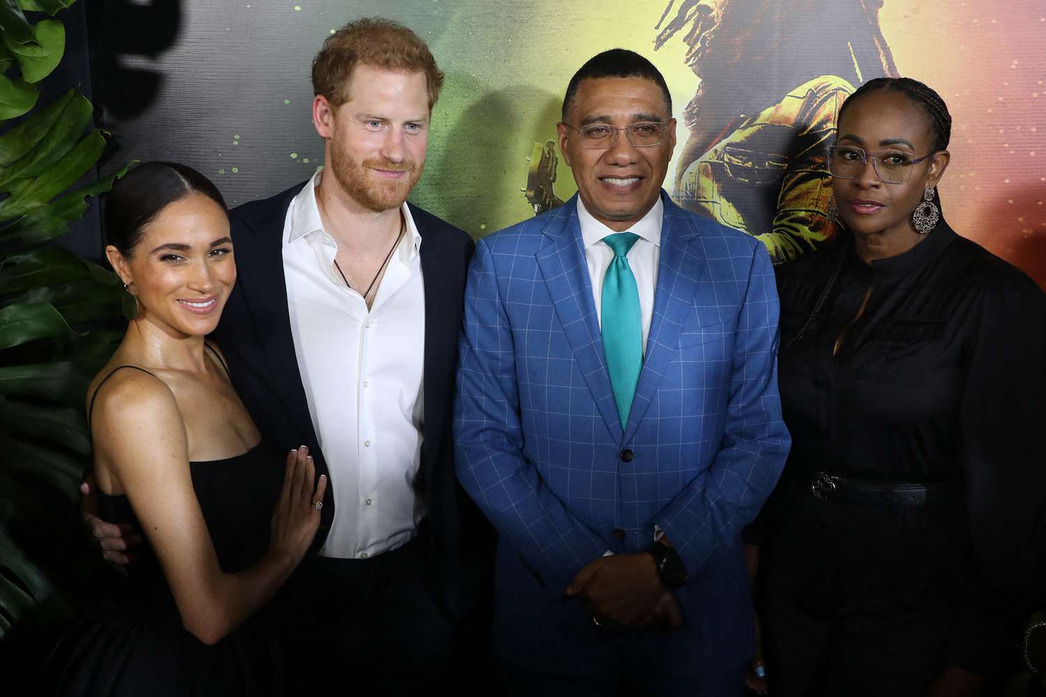 Meghan Markle And Prince Harry Make A Splash At Bob Marley Movie Premiere In Jamaica