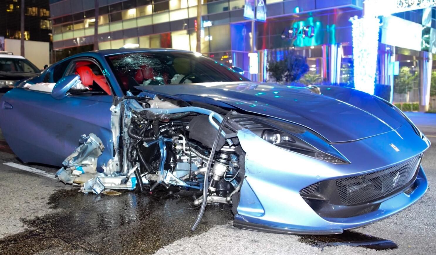 Michael B. Jordan’s Wrecked Ferrari From Hollywood Street Racing Crash Up For Auction
