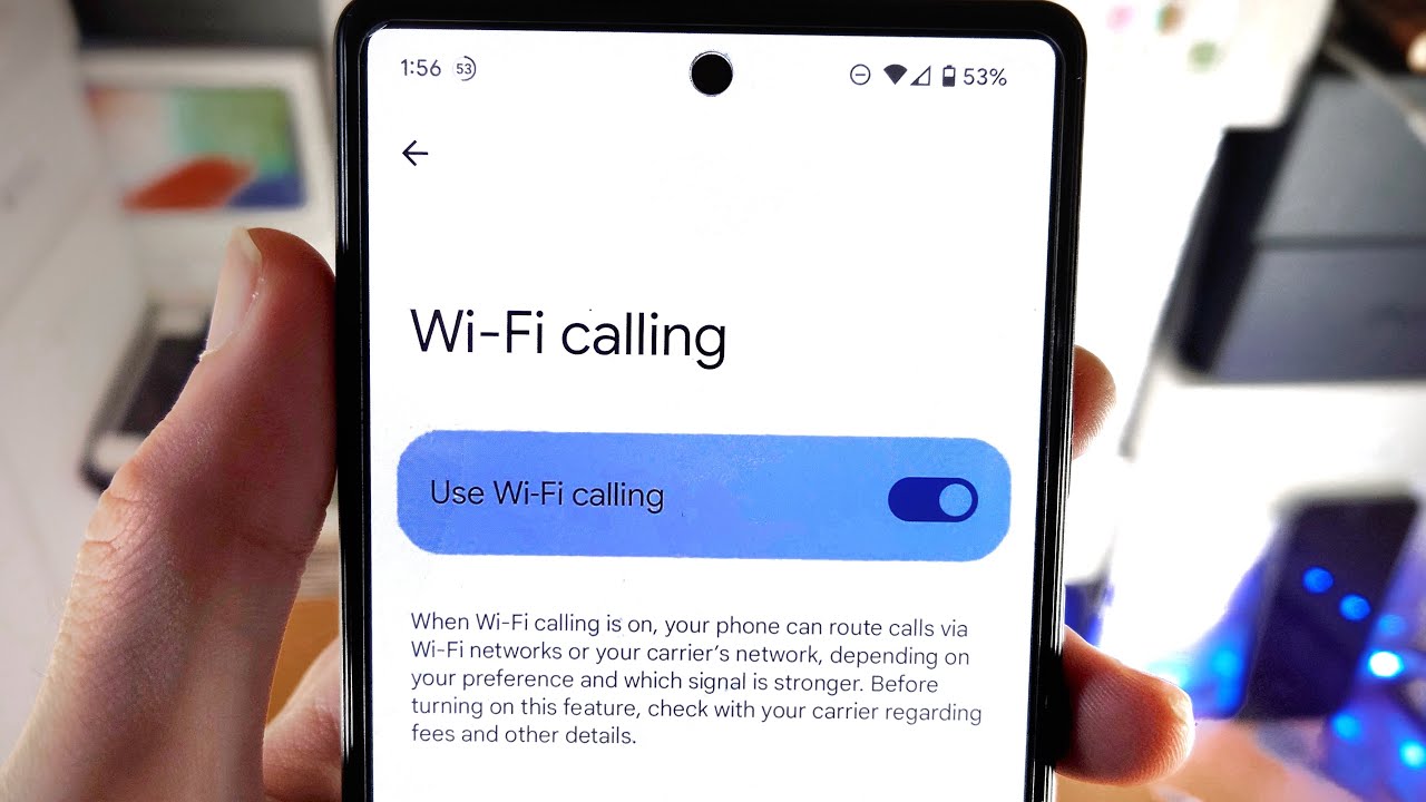 Network Optimization: Turning On Wifi Calling On Pixel 6