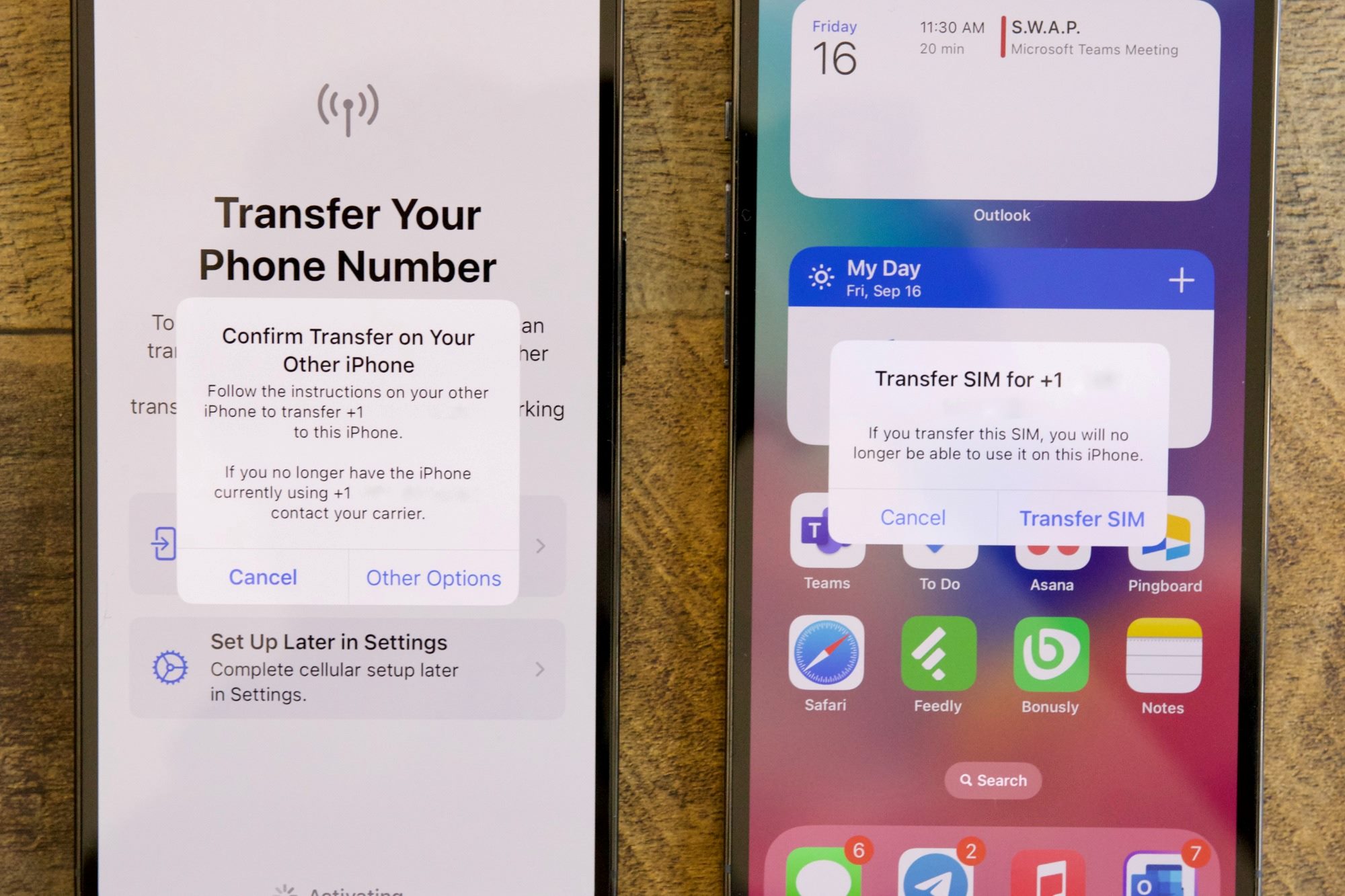 Transferring Phone Number To A New SIM Card