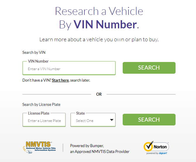 vehicle search