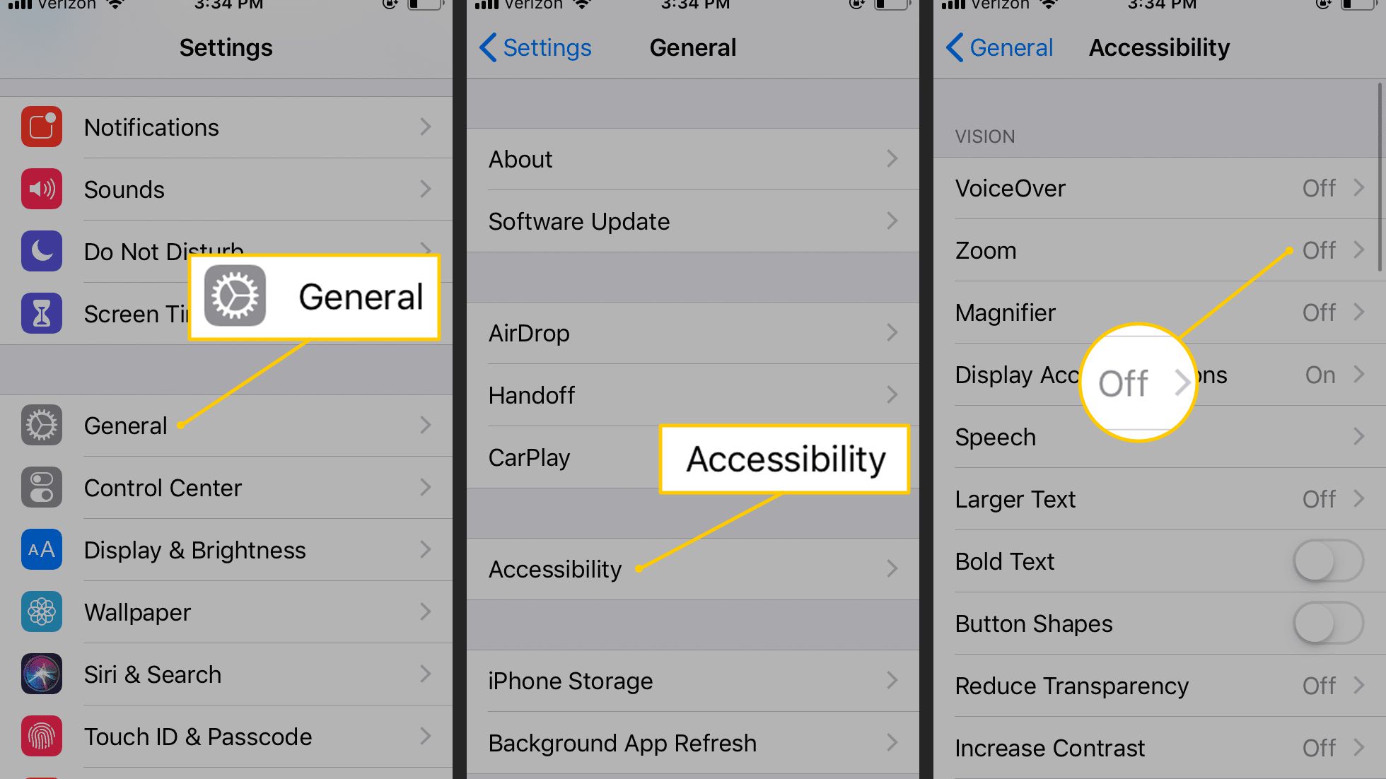 Accessibility Adjustment: Turning Off Magnification On IPhone 10