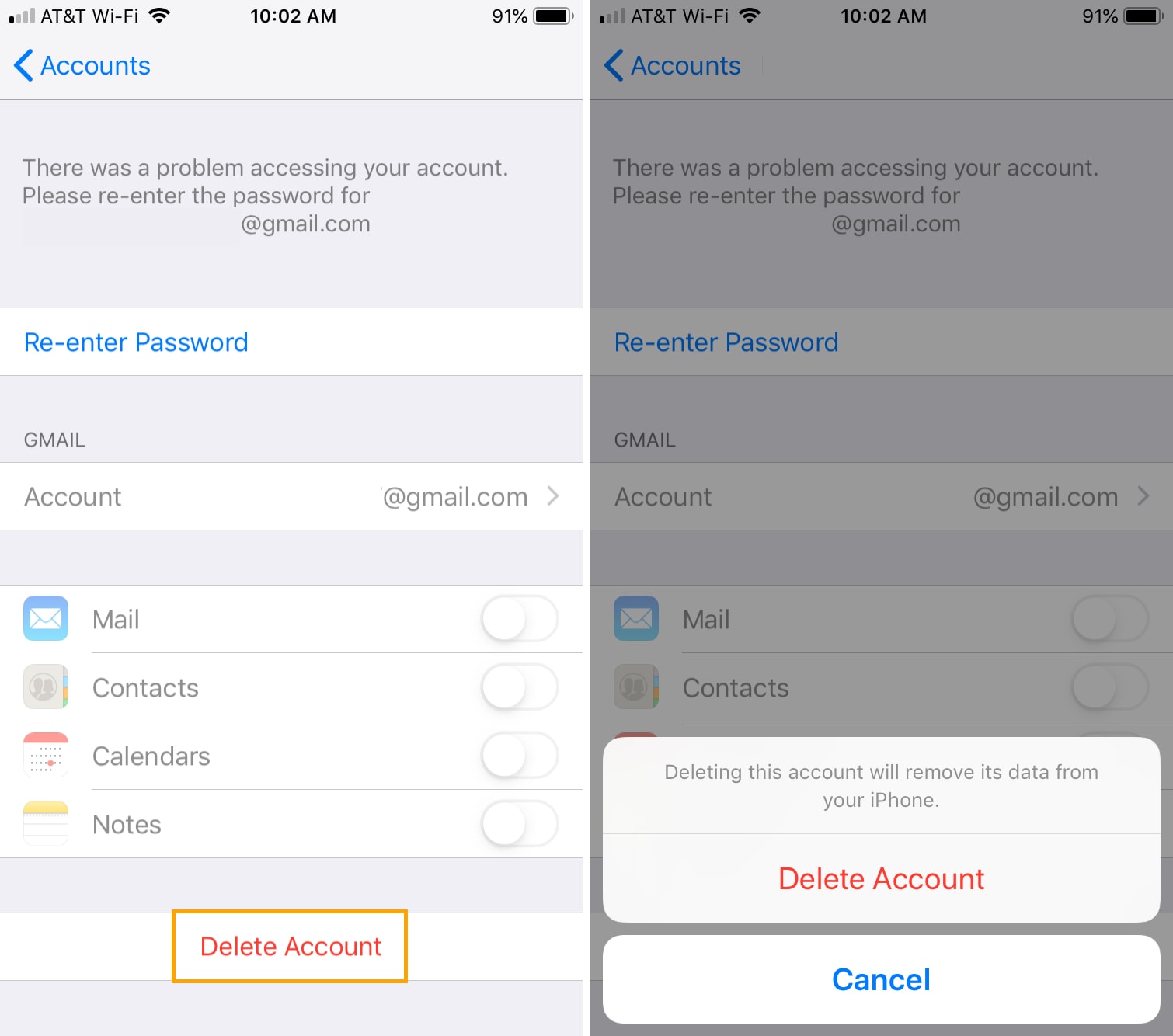 Account Removal: Removing Email Account From IPhone 11