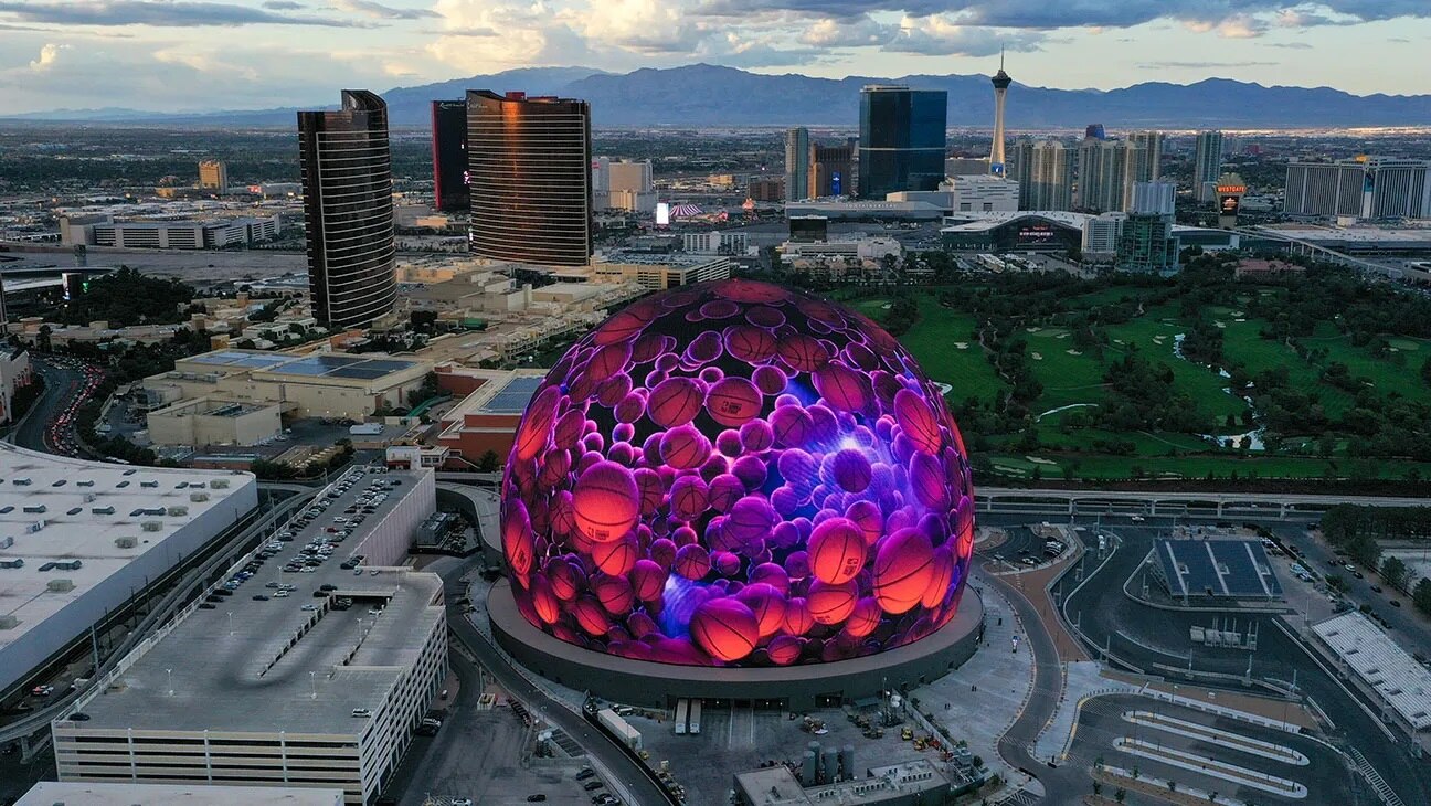 Activist Climber Scales The Sphere In Las Vegas, Raises Money For Homeless Woman