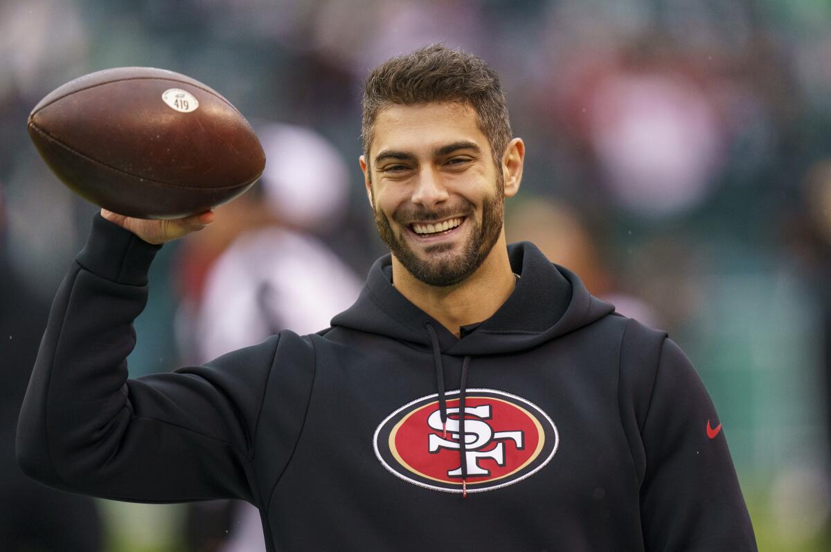 Jimmy Garoppolo Faces 2-Game Suspension For Violating NFL’s PED Policy