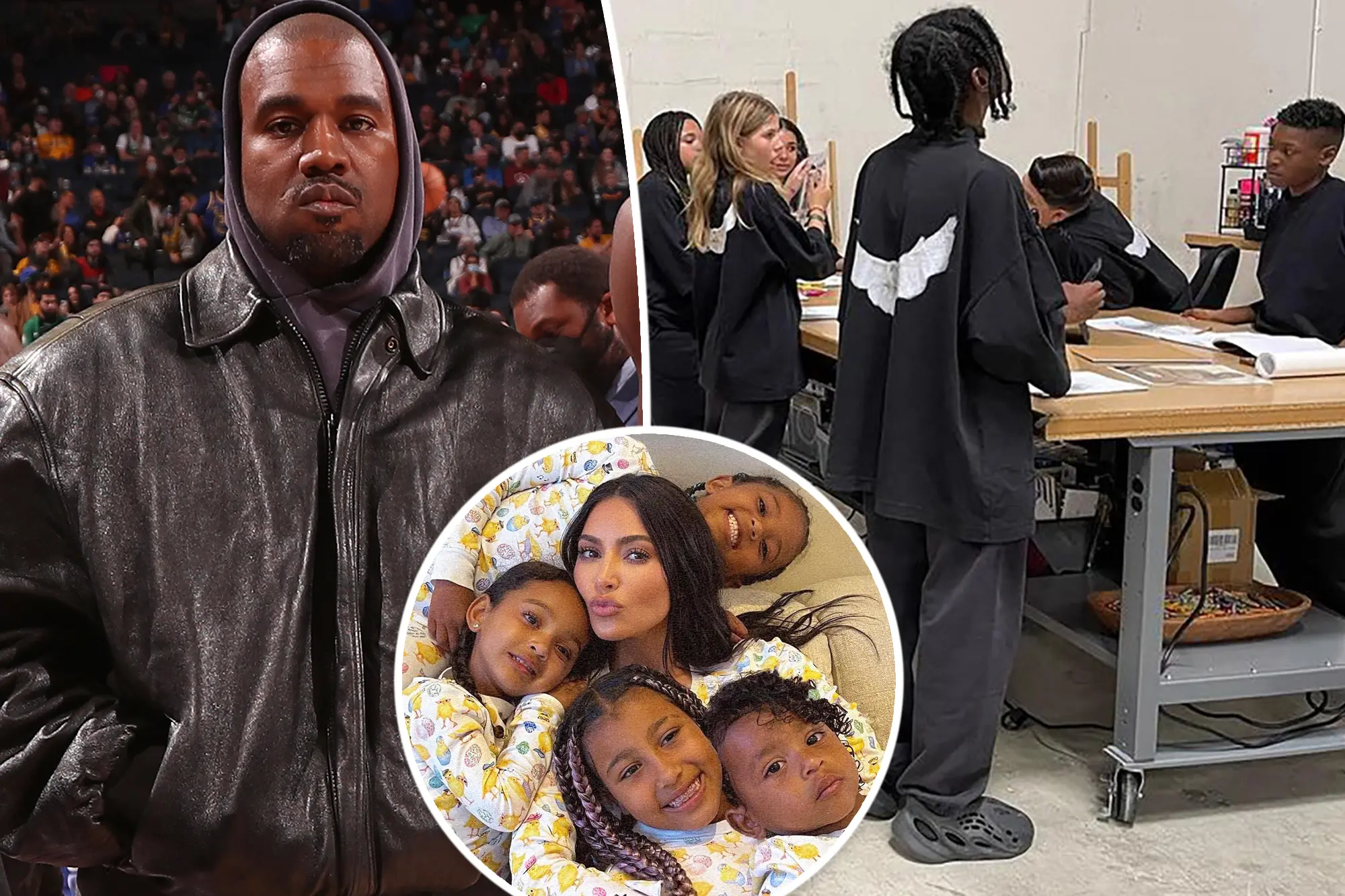 Kanye West Urges Kim Kardashian To Remove Their Kids From School