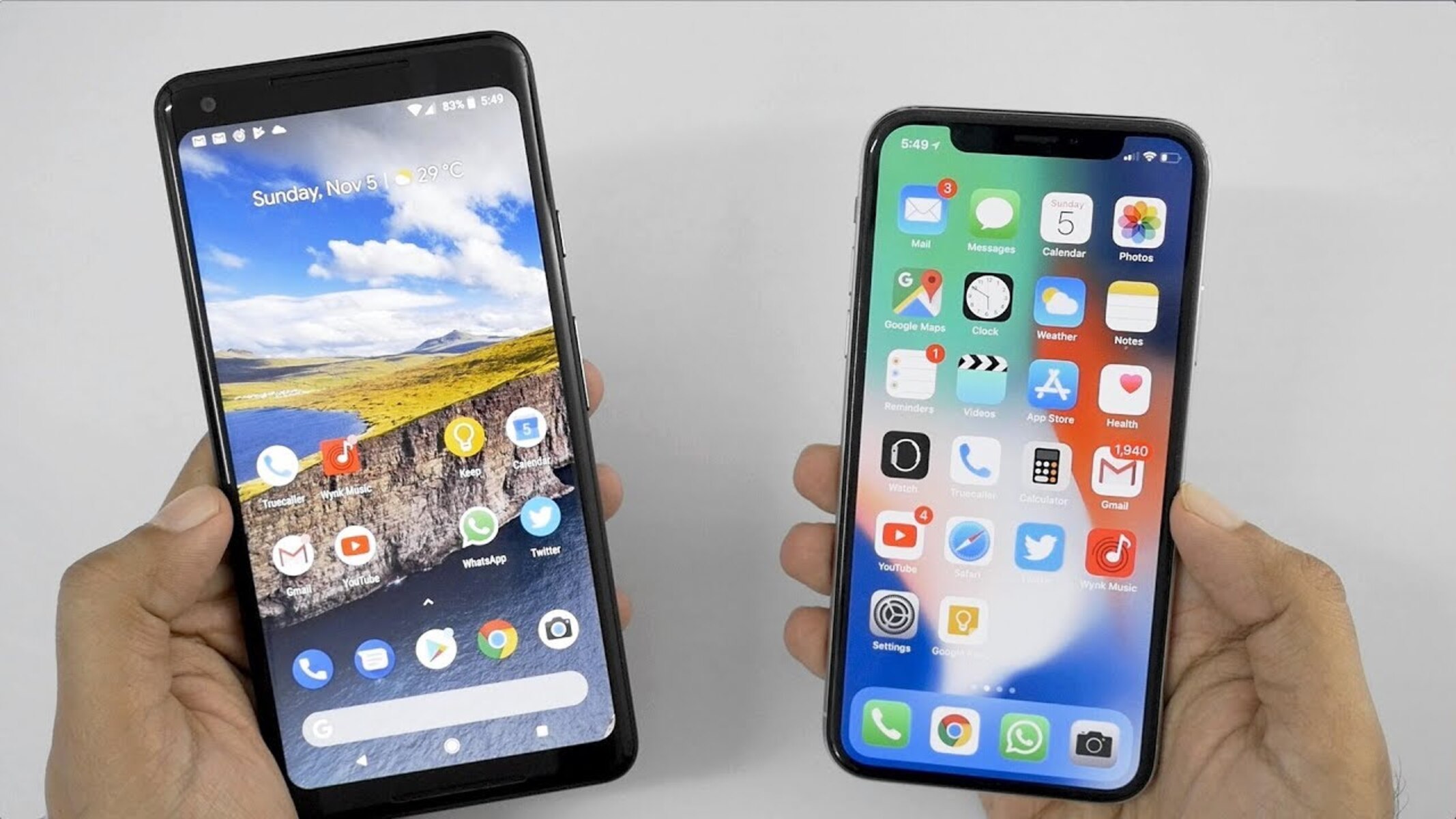 Phone Comparison: Pixel 2 Vs. IPhone 10