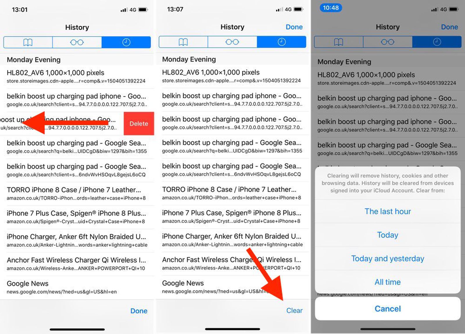 privacy-management-clearing-search-history-on-iphone-11