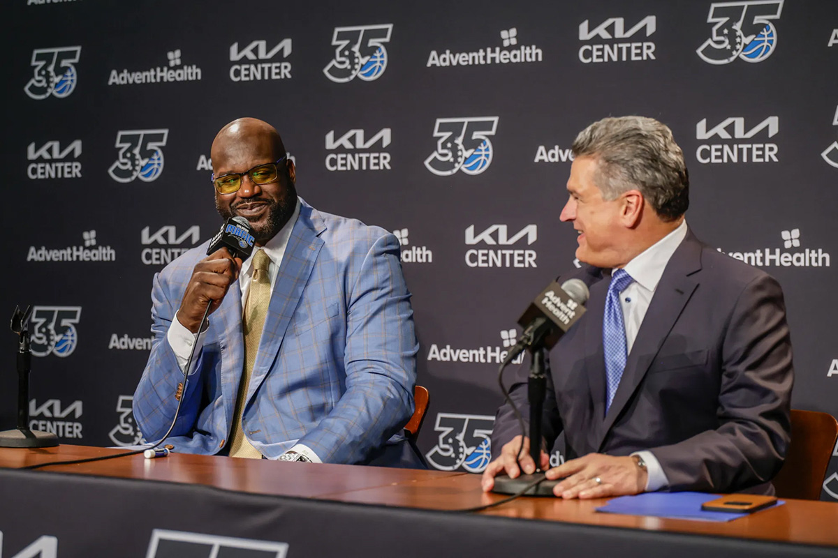 Shaquille O’Neal Expresses Interest In Working With Orlando Magic At Jersey Retirement Ceremony