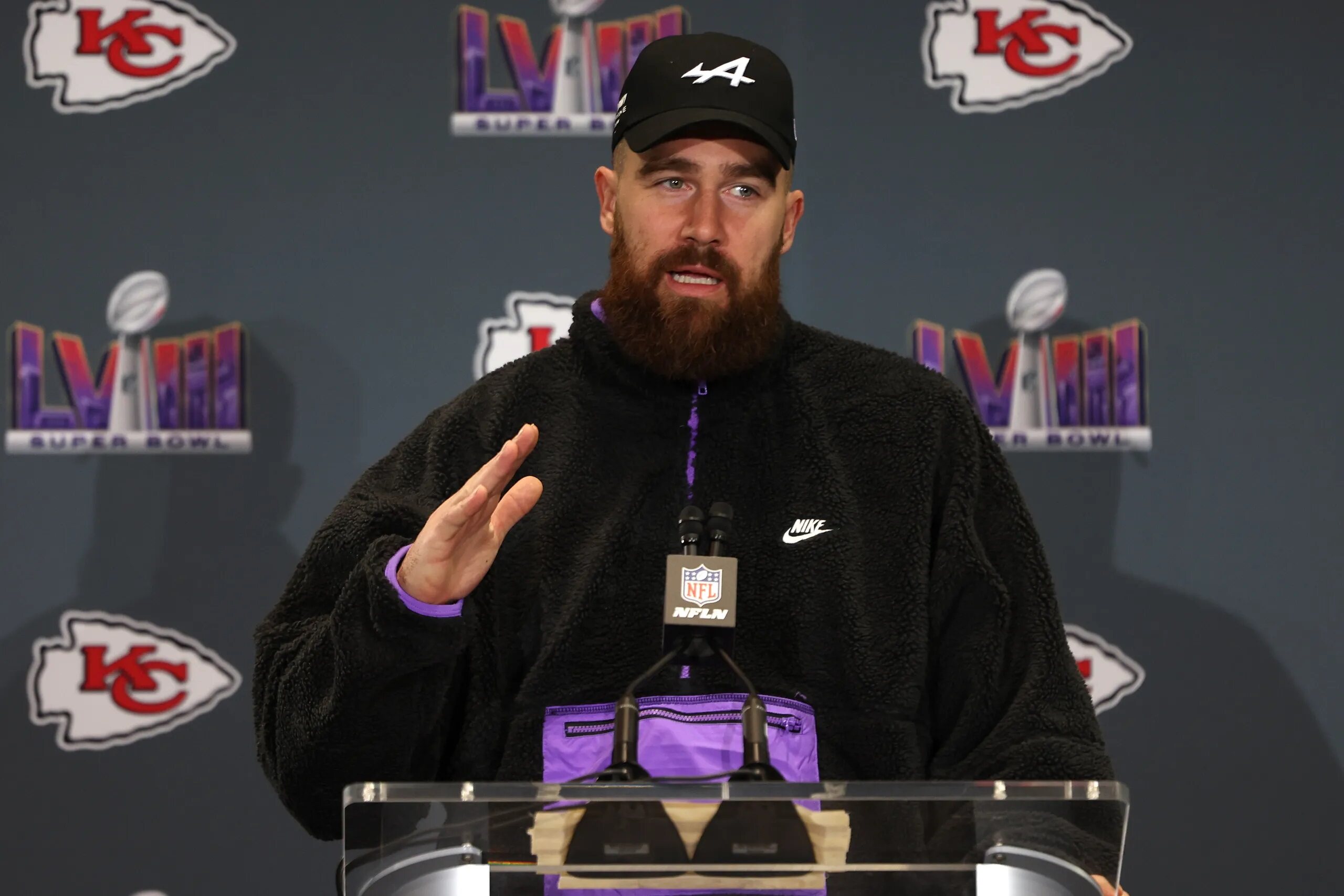 Travis Kelce Sets The Record Straight: No Pre-Super Bowl Party In Las Vegas