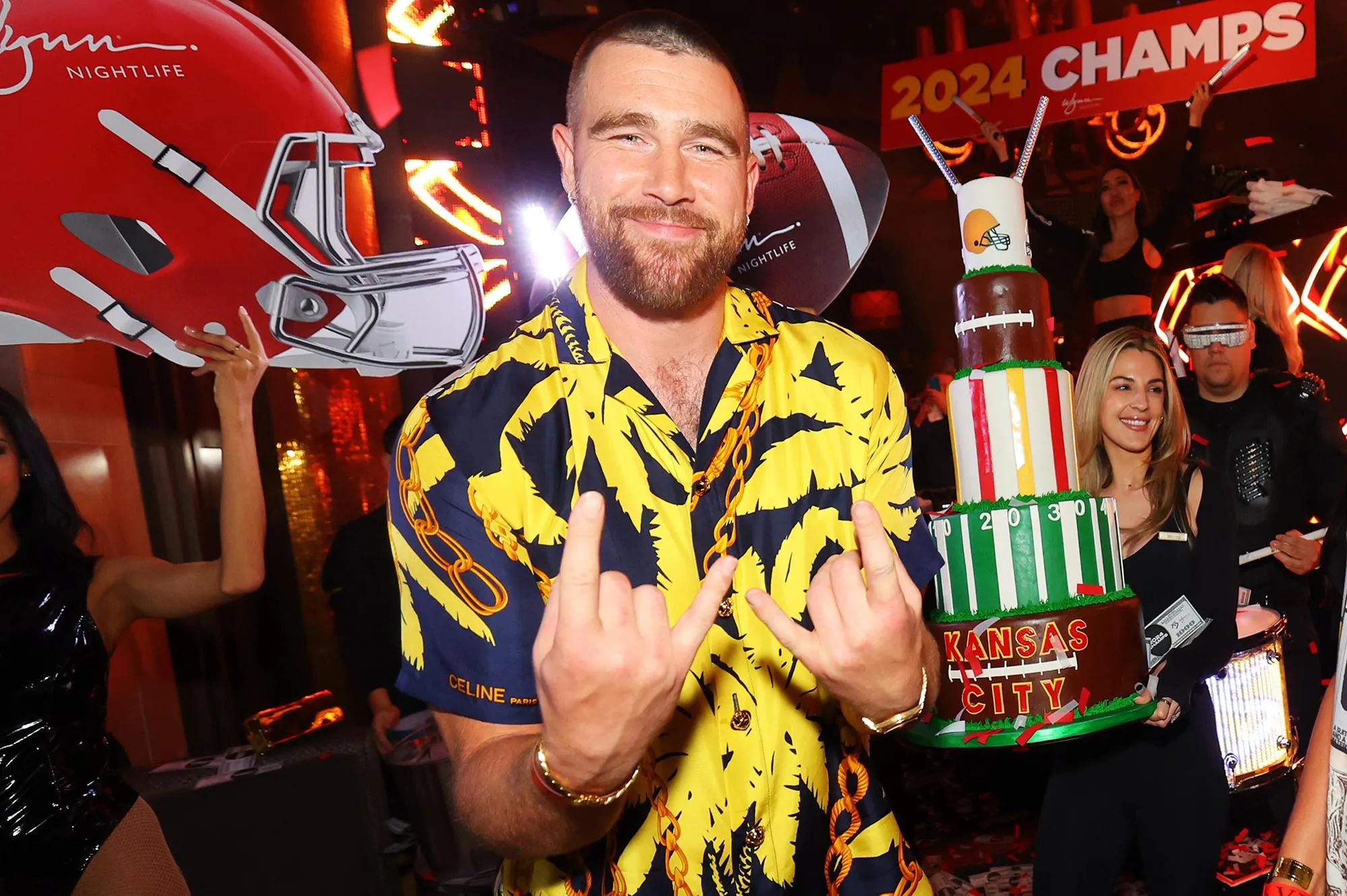 Travis Kelce Takes Center Stage With Taylor Swift’s ‘Love Story’ Performance In Vegas