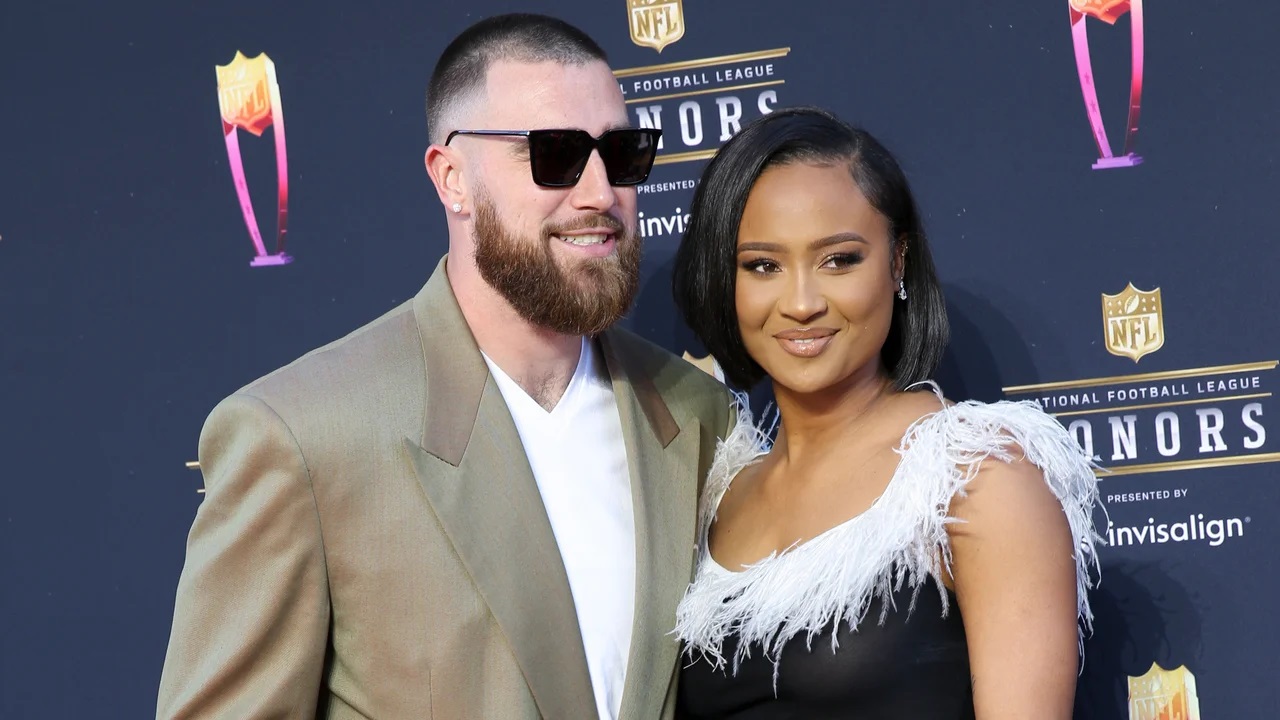 Travis Kelce’s Ex-GF & Patrick Mahomes’ Brother Cross Paths In Vegas Before Super Bowl