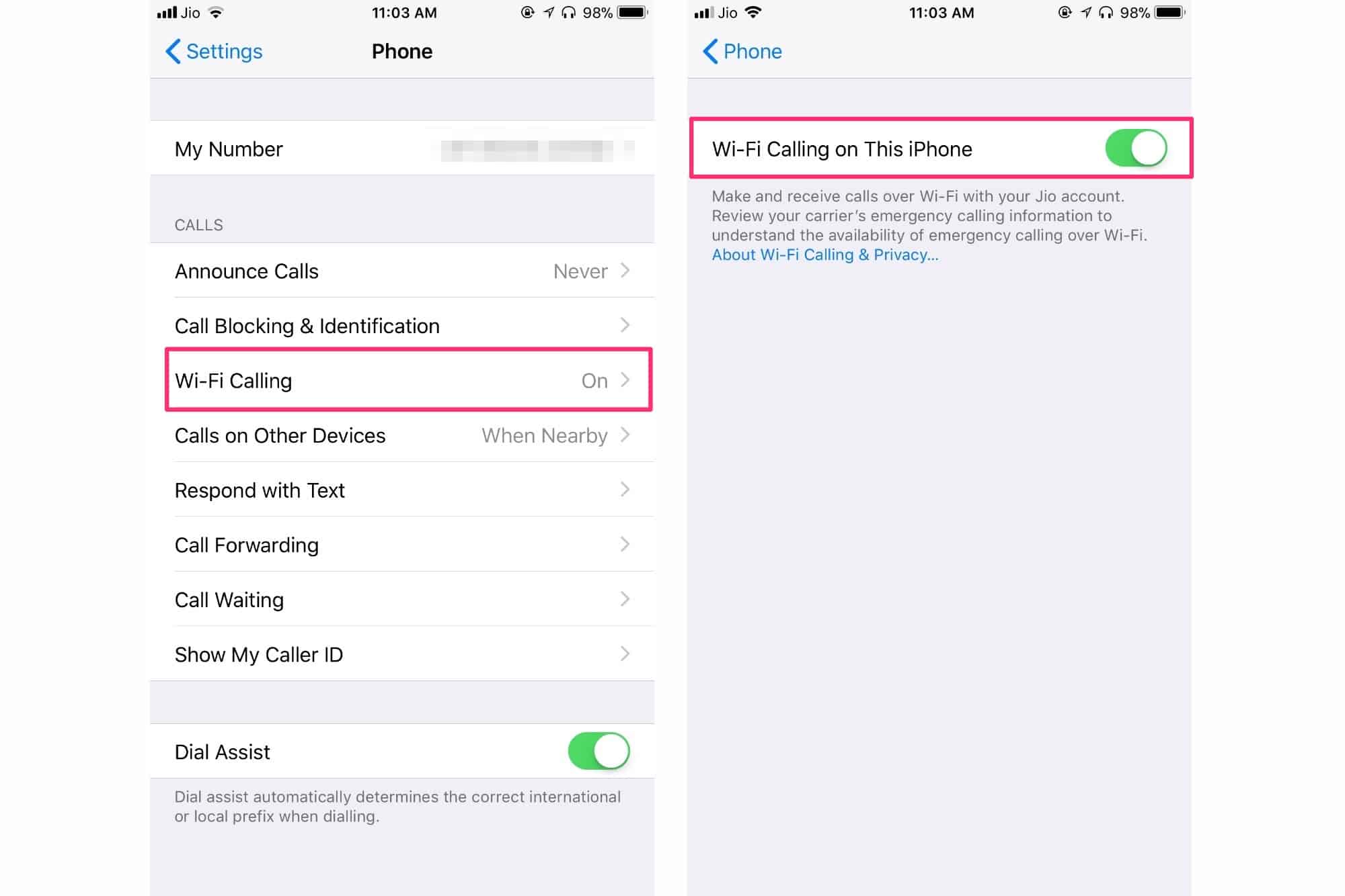 Wi-Fi Calling: Initiating Wi-Fi Calls On IPhone 10