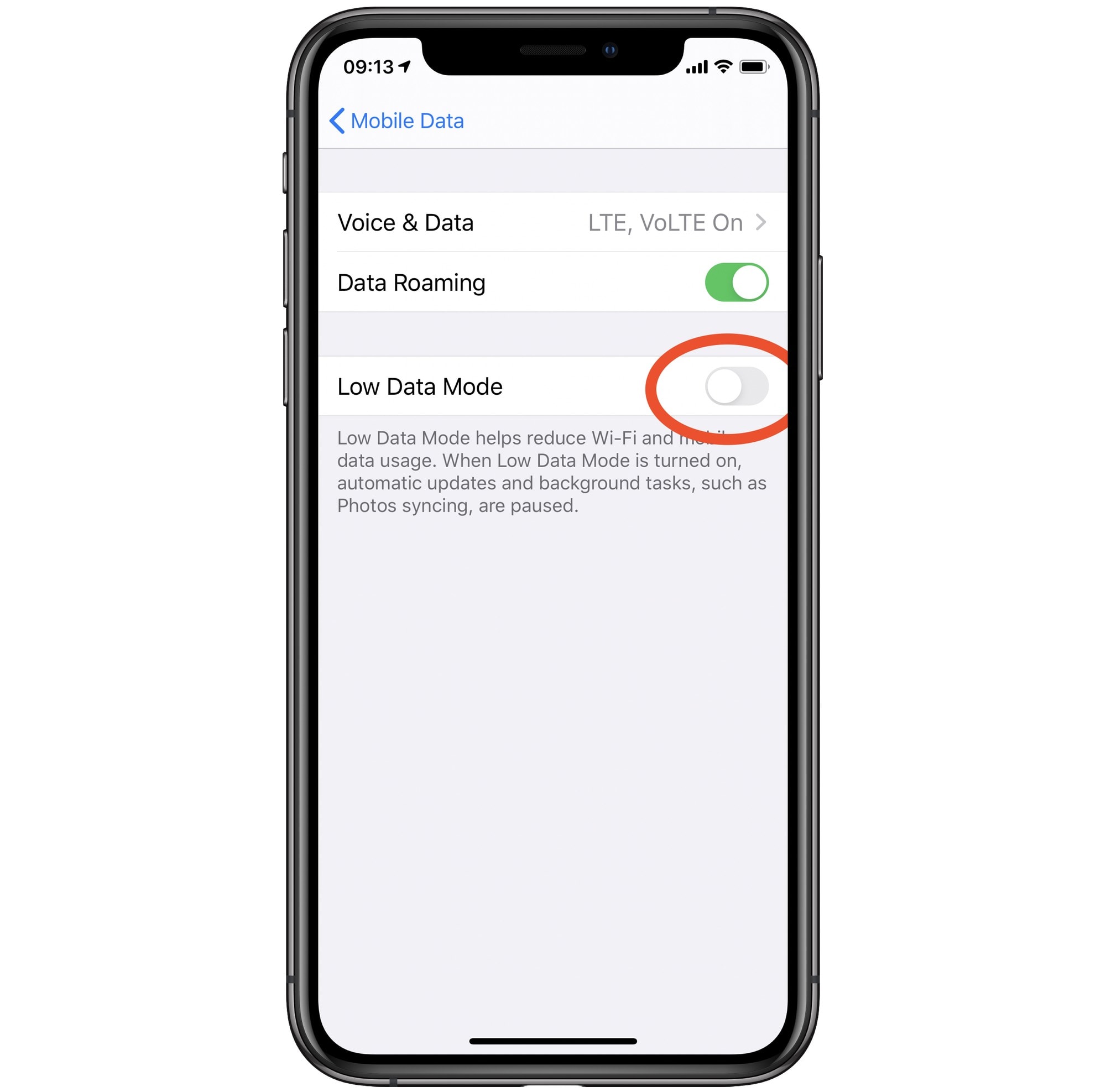 Managing Data Consumption: Turning Off Low Data Mode On IPhone 12
