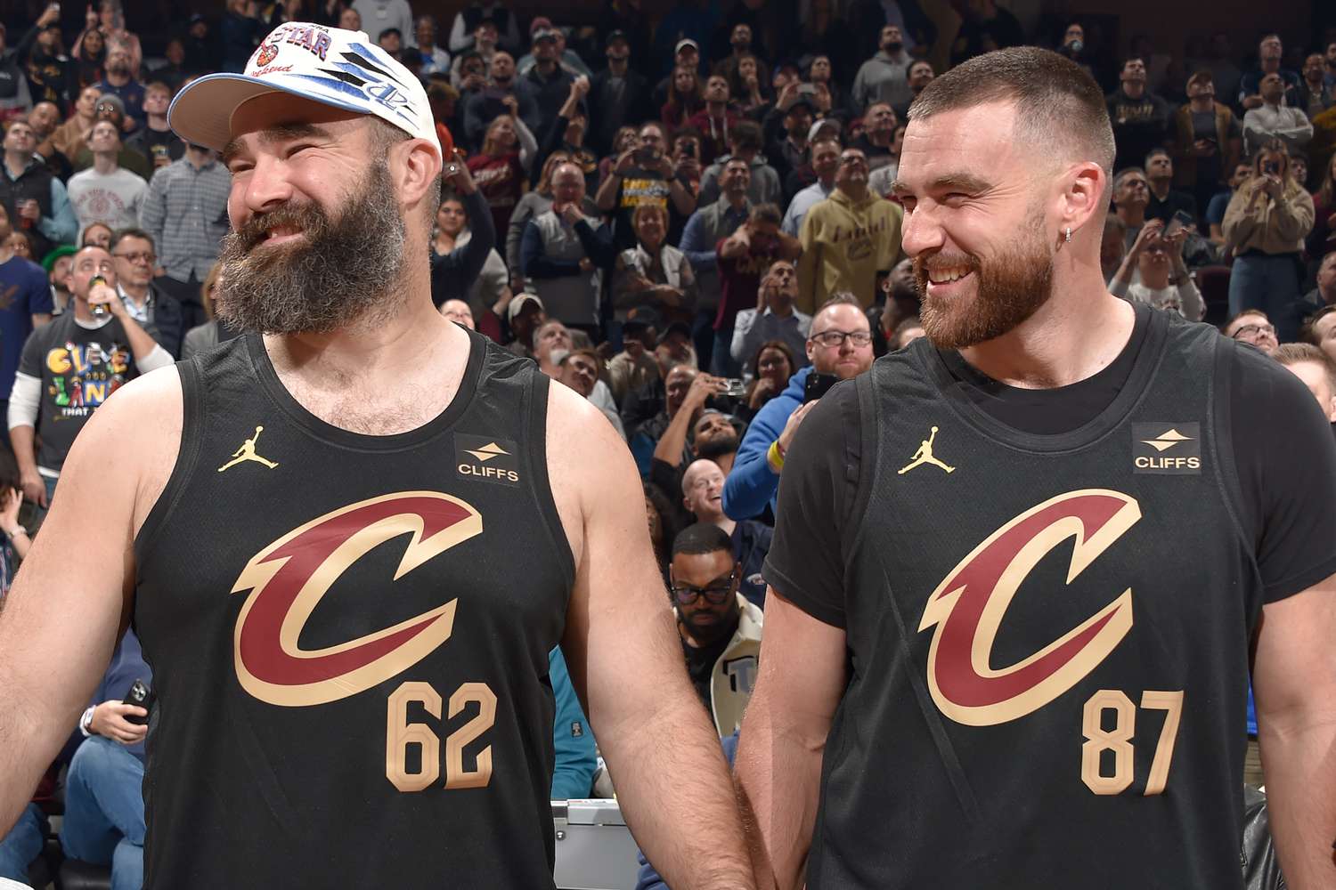 Travis And Jason Kelce Bobbleheads Take Center Stage At Cavs Game